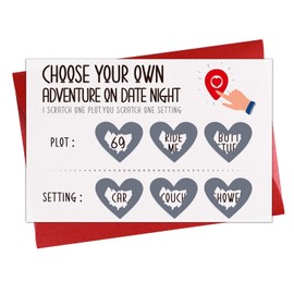 PETCEE PETCEE Valentines Day Card for Him Her Funny Scratch Off Valentines Day Card Naughty Valentines Gifts Cards for Boyfriend Girlfriend Husband Wife Men Women Anniversary Birthday Cards with Envelope