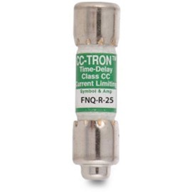 Bussmann FNQ-R-25 (FNQR-25, BP/FNQR-25) 25 Amp (25A) 600V Midget Time-Delay Class CC Fuse