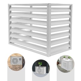 DYRABREST Air Conditioner Fence Screen, Air Conditioner Privacy Screen, Outdoor Privacy Screen for AC & Equipment & Trash Can No-Dig Kit 43.31" D x 23.62" W x 31.5" H