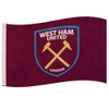 West Ham United FC Claret and Blue Flag 91.44 cm