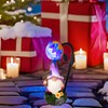 Maikall Rish Garden Gnomes Outdoor Statue with Solar Lights Welcome
