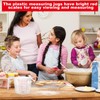 GBACHOOSE 12 Pcs Plastic Measuring Jugs, 1 Litre Plastic Jug