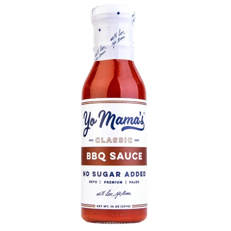 Mama's Yo Mama's Keto BBQ Sauce, Classic 3-Pack, 14 oz