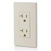 Leviton 20 Amp Decora Tamper-Resistant Duplex Electrical Wall Outlet, T5825,