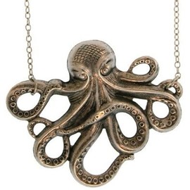 New Vintage Necklace of Octopus in Pirate of Caribbean GIFT Pendant WITH Necklace - from Hibiscus Express