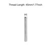 sourcing map Fully Threaded Rod M5 x 45mm 0.8mm Thread