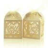 COTOPHER Laser Cut Boxes 100pcs Thank You Gift Boxes Wedding
