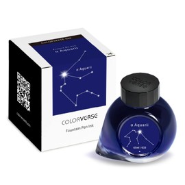 Colorverse Fountain Pen Ink Blue α Aquarii 65ml Dye-Based Ink Project Series