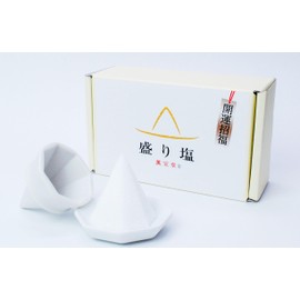 Moa Feteli [Salt Set] Octagonal Salt Set, Made in Japan, Unglazed Salt, Set of 2 Octagonal Plates
