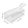 2Pcs Frying Basket with Handle, Deep Fry Basket Culinary Basket