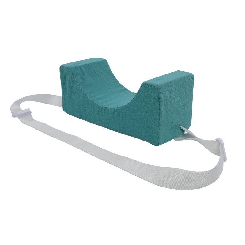 Head Positioner Pillow Green Cotton Cloth Comfortable Breathable Adjustable Neck