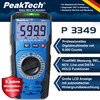PeakTech 3349 True RMS Digital Multimeter, Manual Range, 6000 Counts,