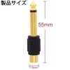 Mirhua Phone Adapter Plug 6.35mm Male to RCA Female Converter