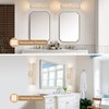 Hardwired Vintage Wall Sconce Set of Two, 3CCT Dimmable White