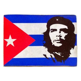 KUSTOM ART Che Guevara Vintage Style Magnet from the Collection Print on Wood 10 x 6 cm