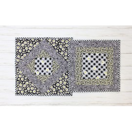 June Tailor KIT Project Bag, Fabric, Gray Zippity-do-Done(tm), L