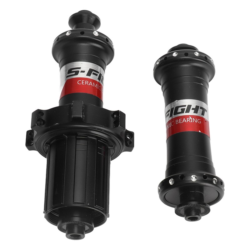 Bike Hub Ceramic 4 Sealed Bearings Front 18 Holes Rear