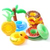 Inflatable Drink Holder 3 Pack Palm Tree Drink Pool Floats