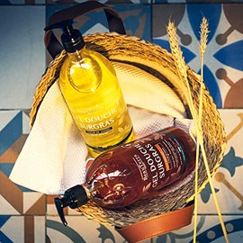 BeauTerra Gel de Ducha Ultra Hidratante Flor de Jazmn. Gel Limpiador corporal orgnico hidratante, 0 jabn, pieles secas o sensibles. Cuerpo y cabello  