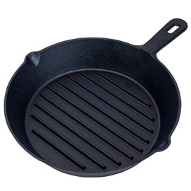 Tomlinson 1024972 Cast Iron Ribbed Grill Pan 11-1/4 Inch