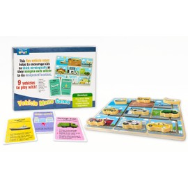 Brilliant Baby® Vehicle Maze Game | Educational & Fun Wooden Maze Toy | Early Childhood Development | Interactive Learning Toy for Toddler and Baby