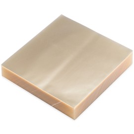Crinklee Clear Caramel, Candy and Chocolate Wrappers, Natural Cellophane, 1000 Square Sheets, 5x5 Inches