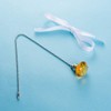 LONGSHENG Ceiling Fan Pull Chain Set - 2 pieces Amber