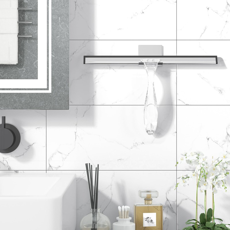 AmazerBath Squeegee for Shower Glass Door, Shower Squeegee for Glass