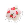 FOMIYES Exfoliating Shower Towel Vibrant Strawberry Patterns Soft for Comfortable