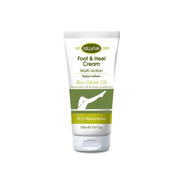 Natural Foot and Healing Cream with Avocado Oil 150 ml Kalliston Crete Greece Natural Product Foot Cream Foot Lotion Avocado Avocado Oil