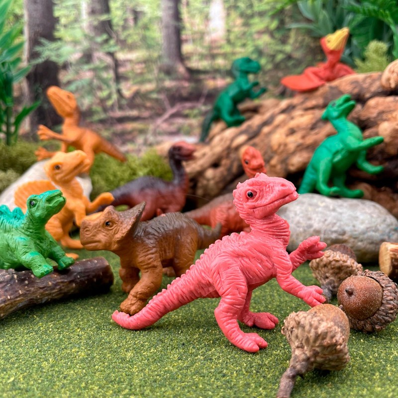Safari Ltd. Baby Dinosaurs TOOB - 10 Figurines: Pteranodon, Apatosaurus,