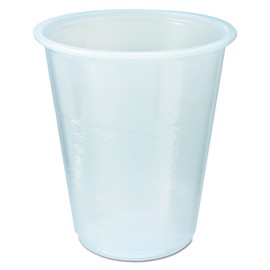 Fabri-Kal RK3 3-Ounce Capacity 2.3-Inch Top Width by 1.4-Inch Bottom Width by 2.5-Inch Height Translucent Polystyrene RK Drink Cup 100-Pack (Case of 25)