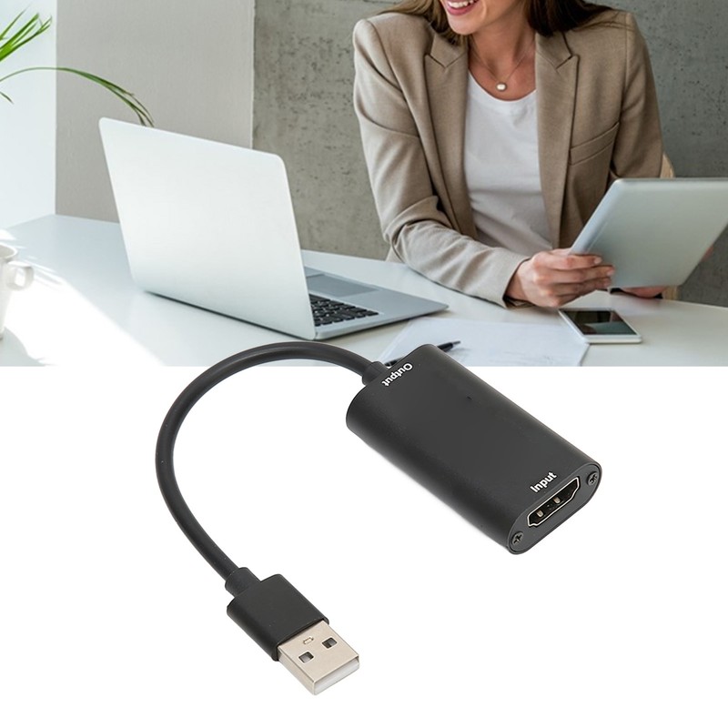 Video Capture Card 4K 1080P Plug and Play HD Multimedia