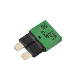 GLOSO Circuit Breaker AUTO Reset Fuse for Car Truck RV Automotive Marine Boat Trolling motor & Custom Wiring Audio battery protection E37 Auto (T1) Reset Low Profile ATC/ATO 14 VDC - (30A -1 Pack)
