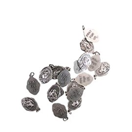 Bulk Medal Lot of 20 Metal Saint Pendant (St. Nicholas)