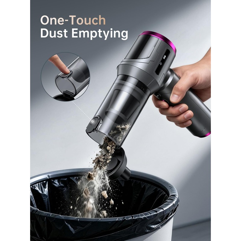 Cordless Car Vacuum Cleaner & Blower Portable Handheld Mini Vac