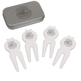 'Everything Tastes Better On A Board' Golf Divot Tool/Repair Fork Gift Set (GO00069077)