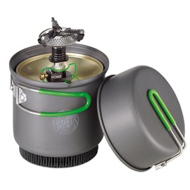 Optimus Crux Weekend HE Camping Stove grey/green 2019 camping cooker
