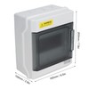6 Way Distribution Protection Box, IP66 DIN Rail Waterproof Transparent