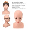 Female Bald Mannequin Head with Shoulder PVC Professional Cosmetology Face