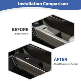 RT-TCZ - Cubierta de interruptor de elevación de ventana eléctrica Silverado para Chevy Silverado 2019-2021 para GMC Sierra 2019-2022, accesorios interiores de grano de madera negra, 4 piezas