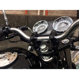 KEMIMOTO Handlepost, Motorcycle, 0.8 inch (20 mm) Up, Universal Handlebar, Riser, For Diameter 0.9 inch (22.2 mm), Handle Spacer, CNC Machined, Aluminum, Compatible with Selo 250, KAWASAKI Z800,