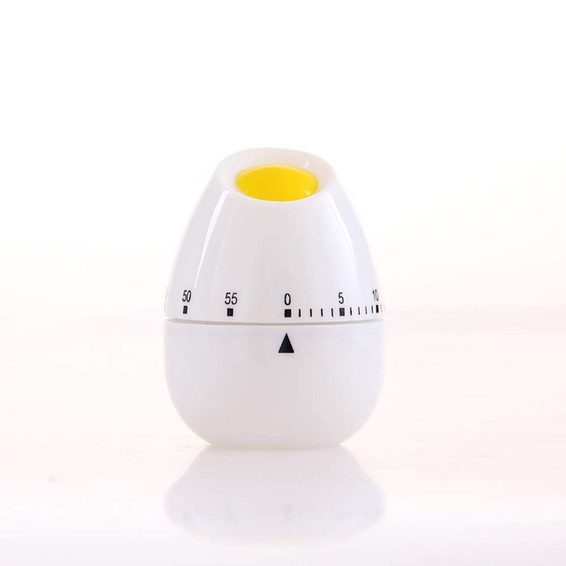 SagaSave Mini Kitchen Timer Egg Shape Mechanical Rotating Cooking Timer