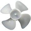 Dayton 6" CW Facing Discharge Propeller, White; Number of Blades: