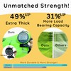NaturePact USA Extra Thick 1 MIL Compostable Trash Bags, Drawstring,