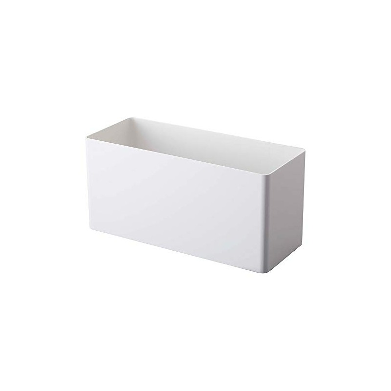 Yamazaki 4850 Magnetic Storage Basket, White, Approx. W 11.6 x