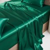 Damier Fitted Sheet 160 x 200 cm Green Dark Green