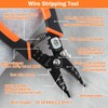 LEONTOOL 6-in-1 Multi Purpose Wire Stripping Tool Wire Cutter Wire