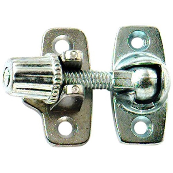 Merriway BH02316 Sash Window Screw Down Fastener - Bright Zinc