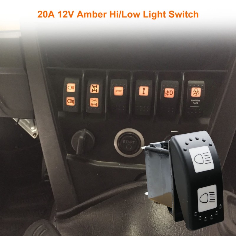 High Low Beam Switch Fit for Can Am Commander Maverick